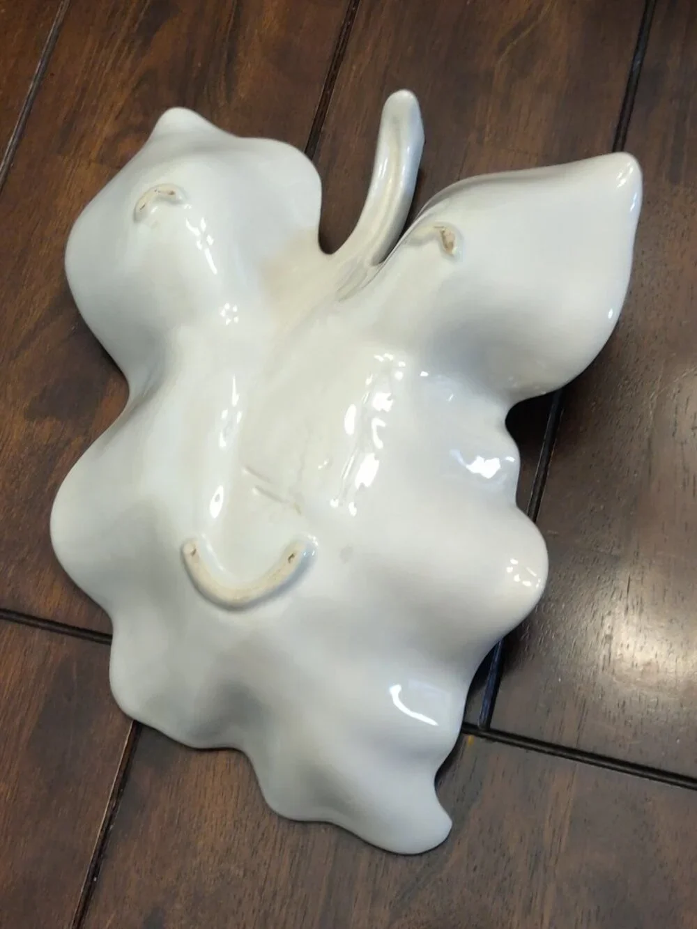 Hull Pottery Vintage Ceramic Grape Leaf Serving Dish Pattern Tokay Tuscany